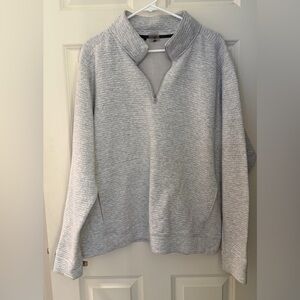 VRST Men's Recharge Lunar Fleece 1/4 Zip in Gray, XL